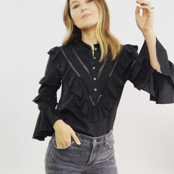 Rebecca Taylor Tops - Rebecca Taylor Silk Trellis Top